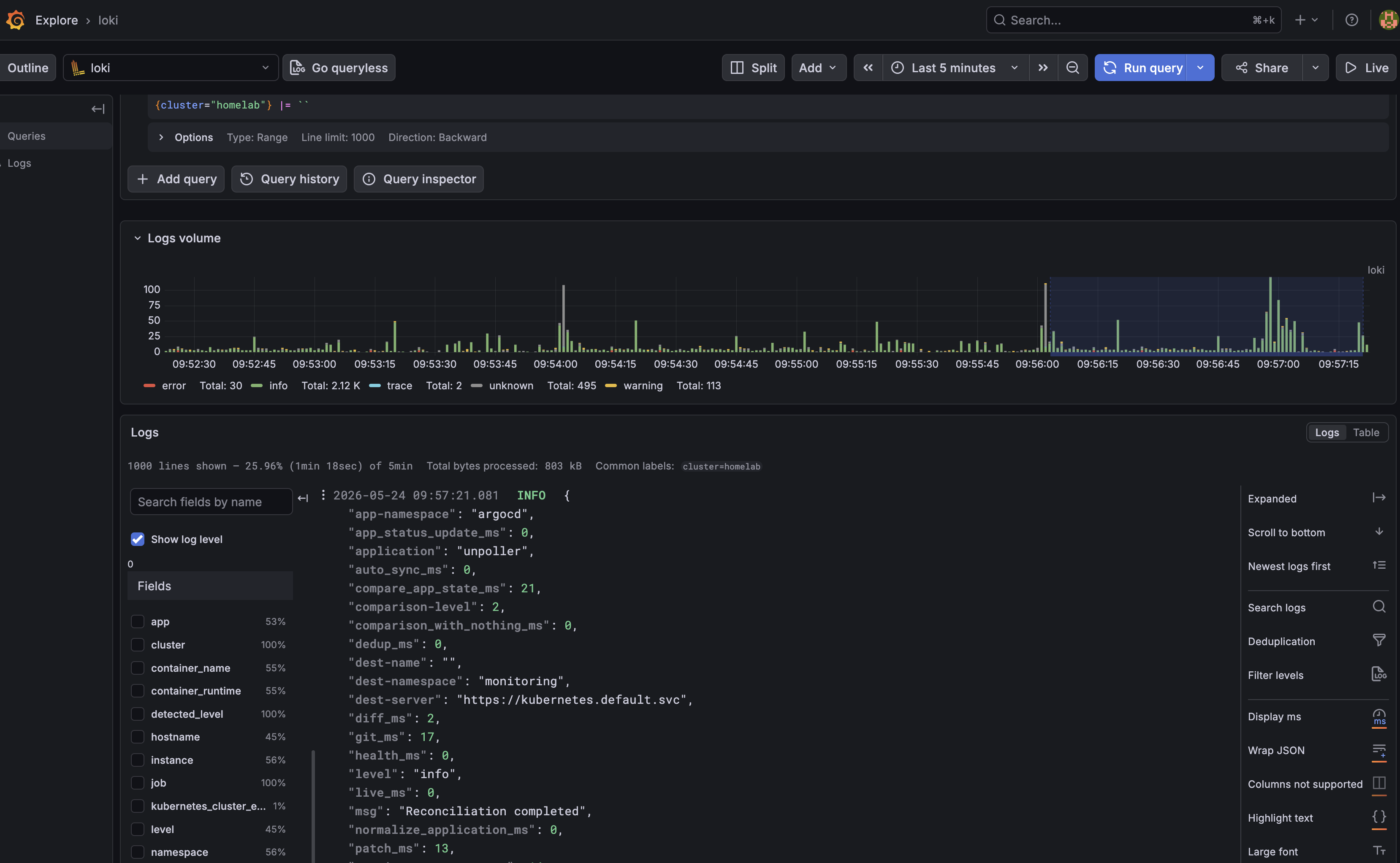 grafana_alloy_k8s_cluster_logs