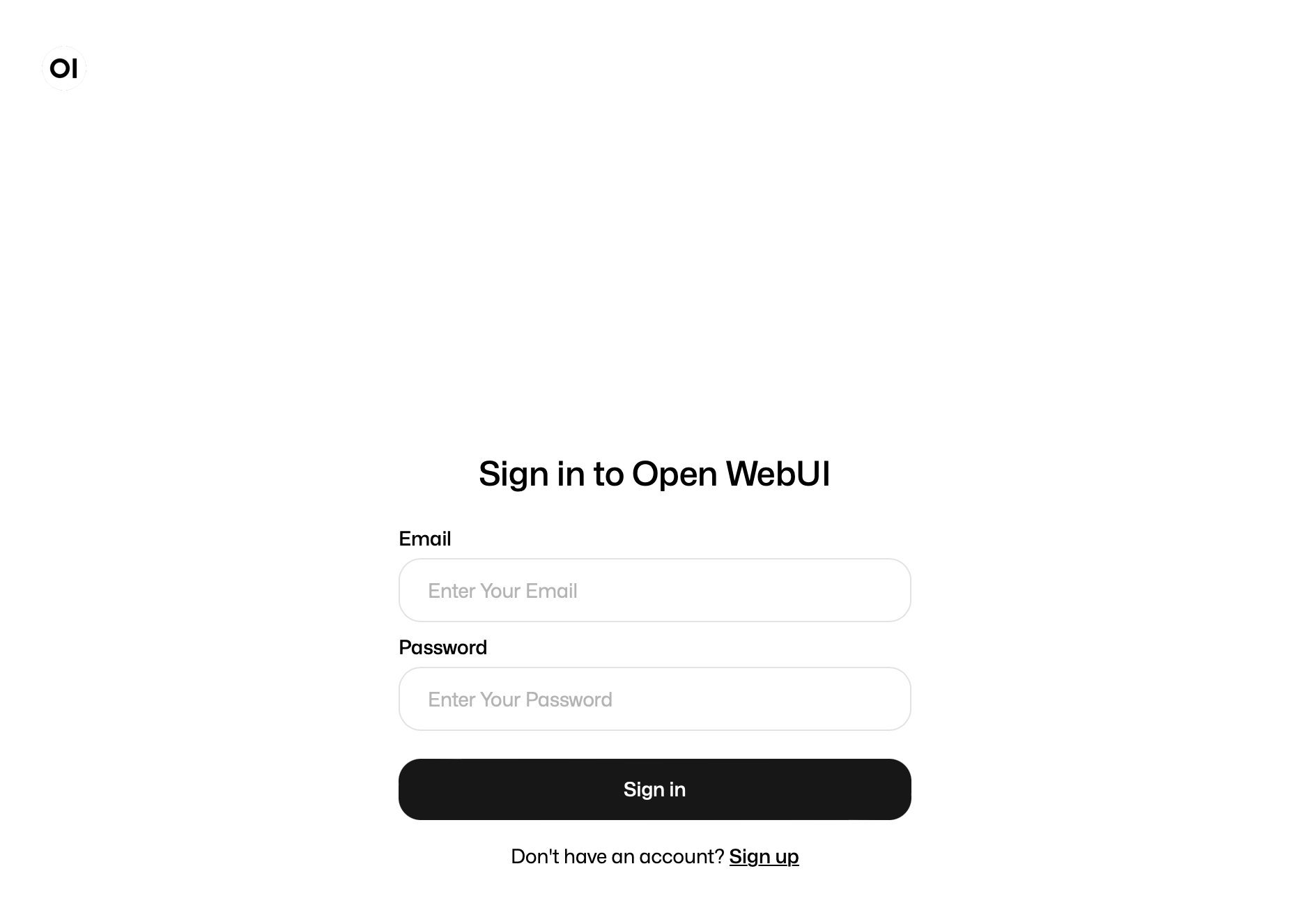 open-webui-login